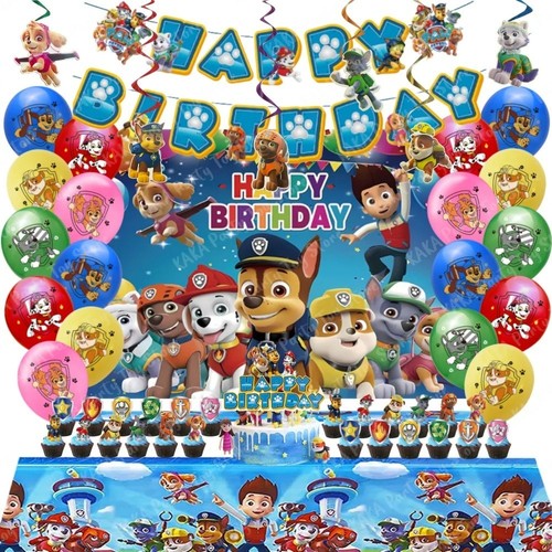 66pcs paw patrol - party, decor