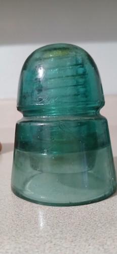 Glass telegraph insulators - 3,