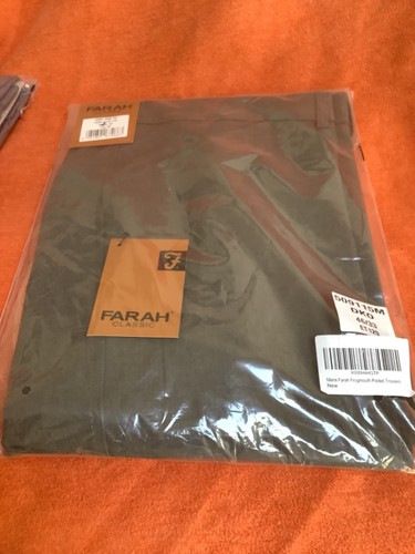 Mens farah classic trousers - mens,