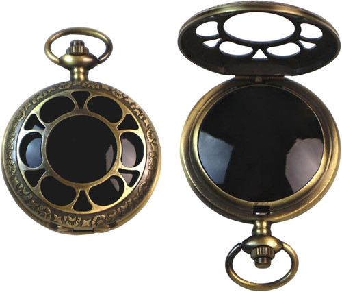 Obsidian scrying mirror - obsidian,