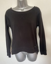 UGG Morgan Jumper Black Fleece Lined zip Detail Womens Size XS uk 6