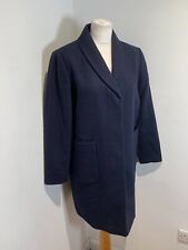 John Lewis navy blue over coat