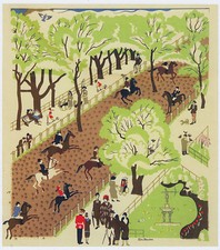 Hyde Park Edward Bawden poster