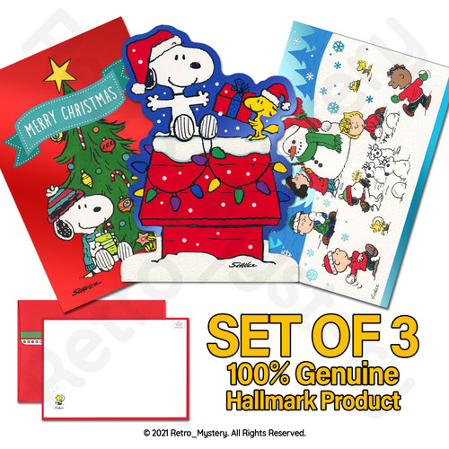 Snoopy christmas cards - snoopy,