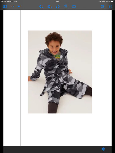 Boys age s camo - 9-10,