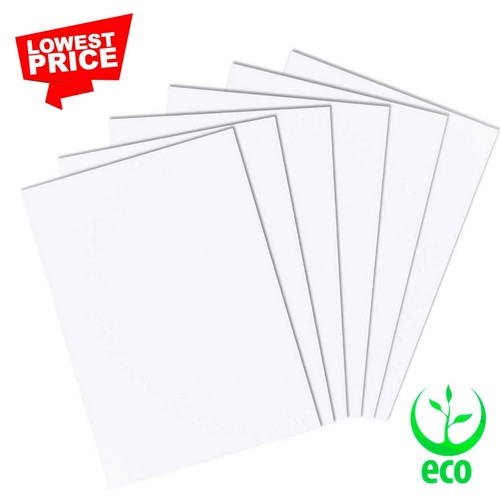 White card sheets - a5,