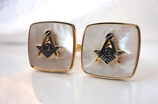 Pre-Owned Freemason Cufflinks