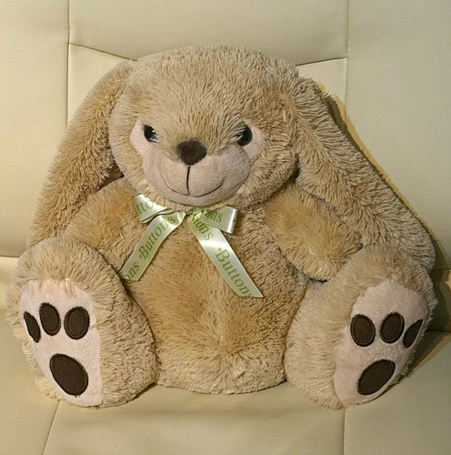 Buttons beige plush bunny - plush,