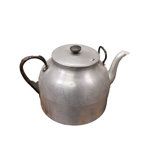 Vintage large aluminium tea - vintage,