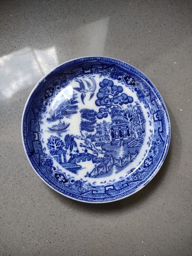 Vintage blue white willow - vintage,