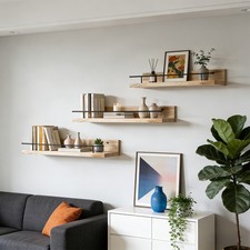 Set of 3 Floating Wall Shelves