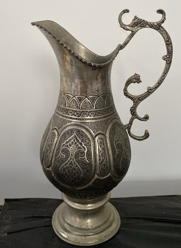 Vintage large persian pitcher - vintage,