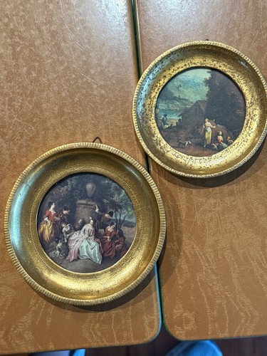 Vintage italian miniature oil - vintage,
