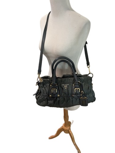 Prada tessuto gaufre - gaufre, green
