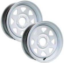 2-Pack Trailer Wheel Rim 15x5