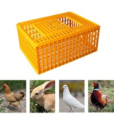 Poultry Carrier Crate Chicken Transport Box for Birds Rabbit Pheasant With Door