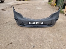 Vauxhall Vivaro Front Bumper With Lower Grille 5-Door Panel Van Manual 2015 OEM