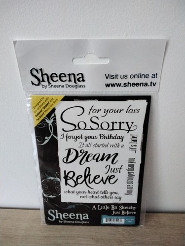 Sheena douglass rubber stamp - sheena,