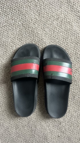 Gucci unisex rubber slider - gucci,