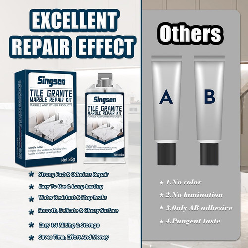 Granite tile marble repair kit - granite,