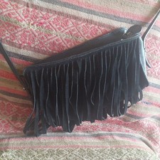 Vintage Topshop Black Suede