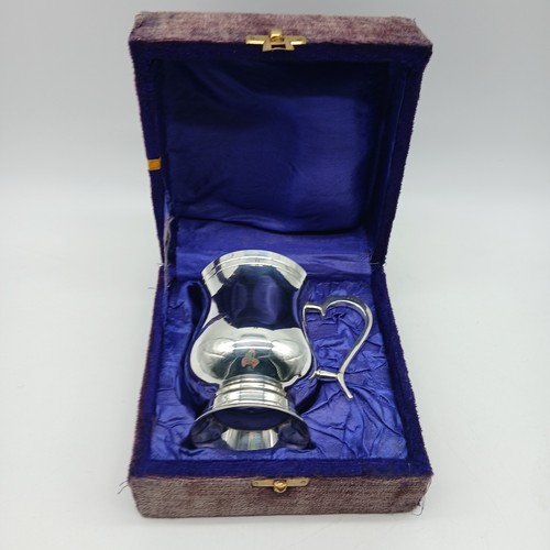 Vintage silver plate trophy - silver,