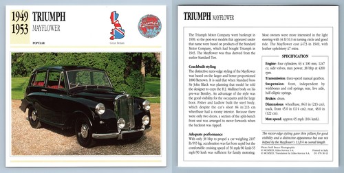 Triumph mayflower 1949 53 - -, 1949-53