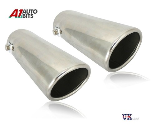 60mm chrome stainless steel - 2x,