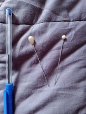 2 Vintage "Pearl" headed hat