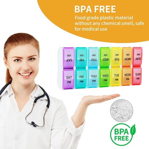 Large daily pill box - pill,