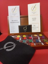 Pinturale Professional Artists 24 Watercolour half pan Field wooden Box Set 