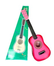 22'' PINK WOODEN GUITAR  KID