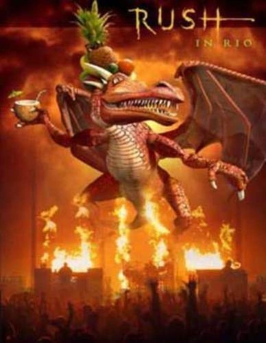 Rush live rio dvd - rush,