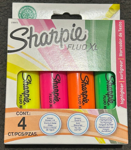 Sharpie fluo highlighters - sharpie,
