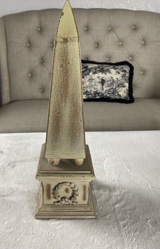 Vtg wood obelisk decor - vtg,