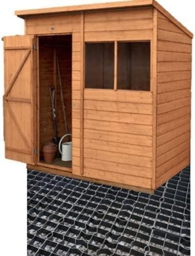 Shed base black - base,