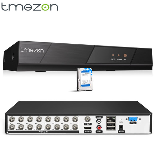 Cctv dvr 5mp channel video - 5mp, 16