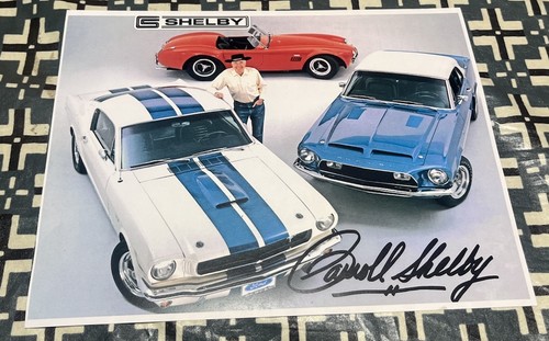 Carroll shelby signed - carroll,
