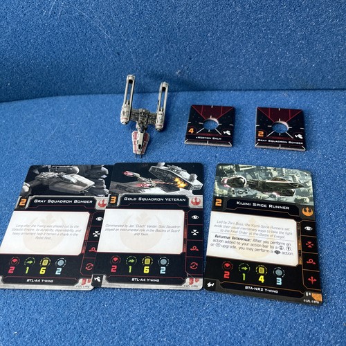 Wing miniatures - y-wing., x-wing