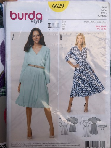Burda sewing pattern 6629 - sewing,