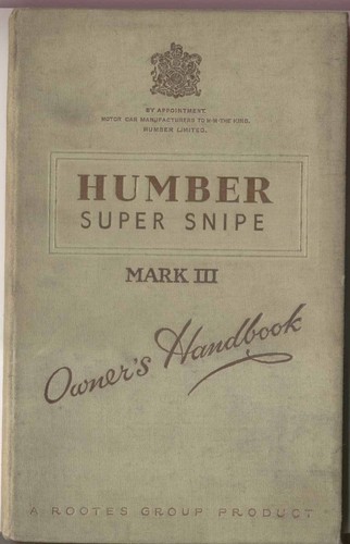 Humber super snipe - super,