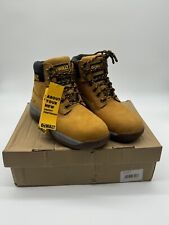 Dewalt apprentice Honey leather safety boots size 4 work boots