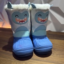 Cat & Jack Frankie Yeti Flex Fur Winter Boots Warmer Waterproof Toddler Size 6