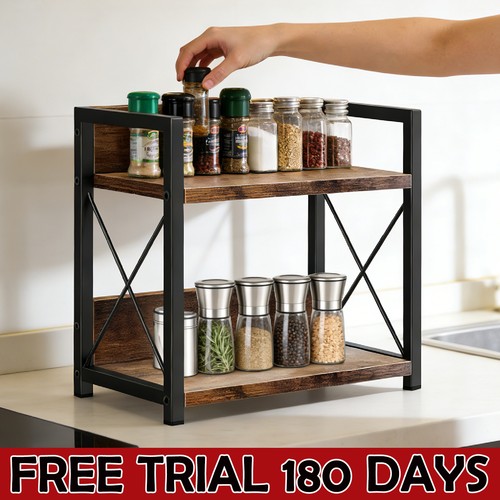Spice rack tier - tier, jar