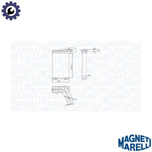 Heat exchanger interior - heat,