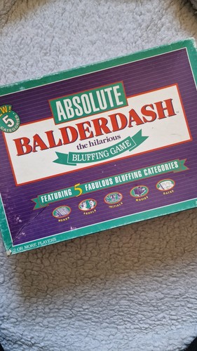 Absolute balderdash board game - board,