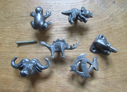 Rustic iron cabinet knobs