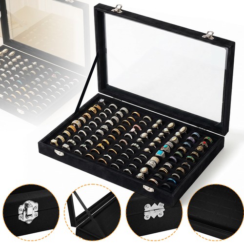 Black ring organiser box 100 - ring,