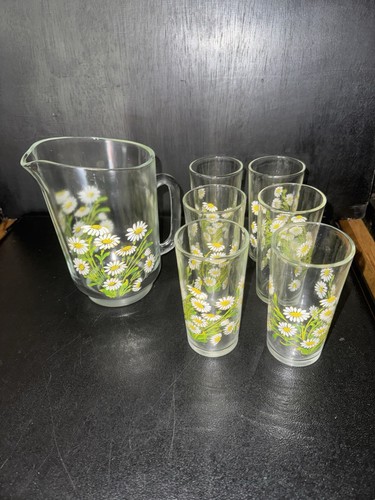 Vintage daisy water lemonade - water, /