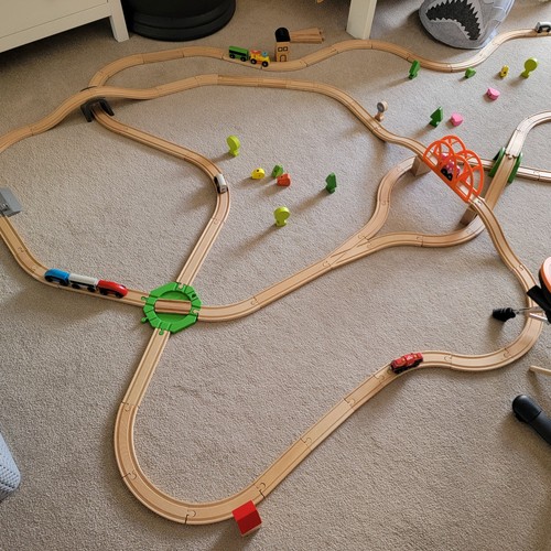 Ikea lillabo wooden train - ikea,